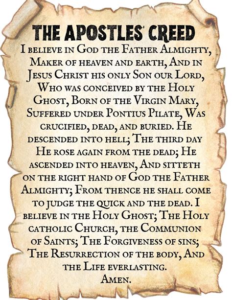 original apostles creed|the apostles creed traditional version.